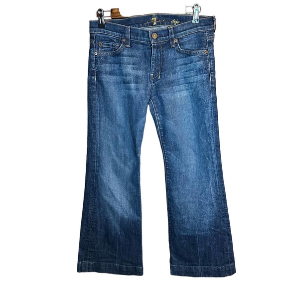 7 For All Mankind Denim - 7 for all Mankind Dojo cropped midrise women's jeans size 27
